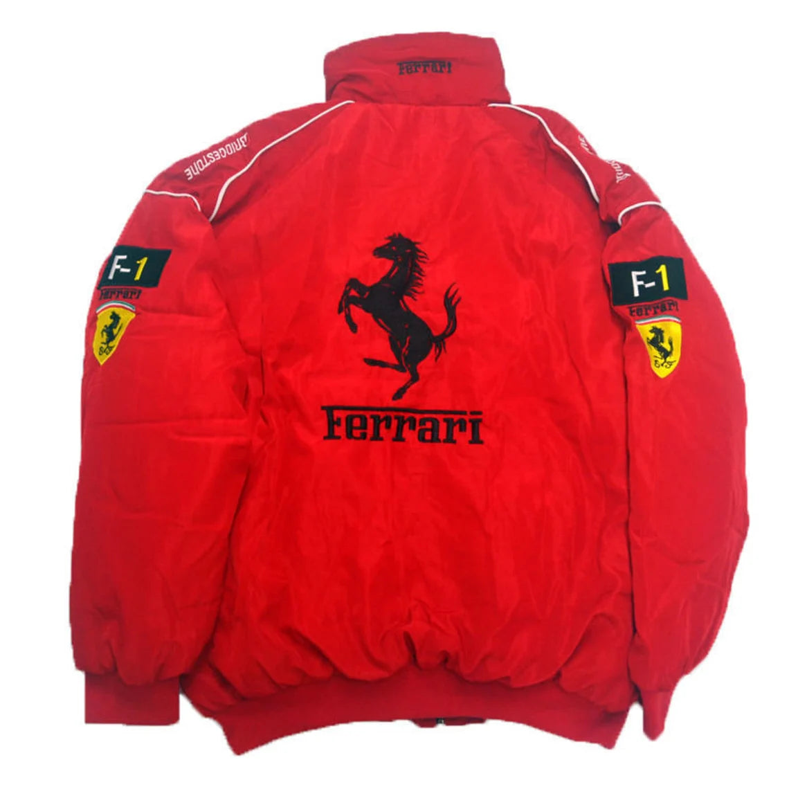 Retro Jacket Racing F1 FERRAR1 Vintage Red