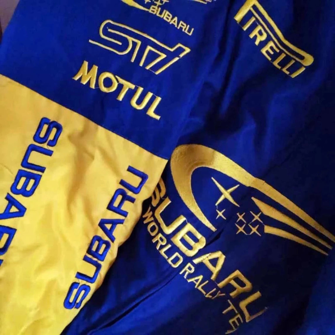 Racing Jacket SUBARU World Team Rally Racing Vintage