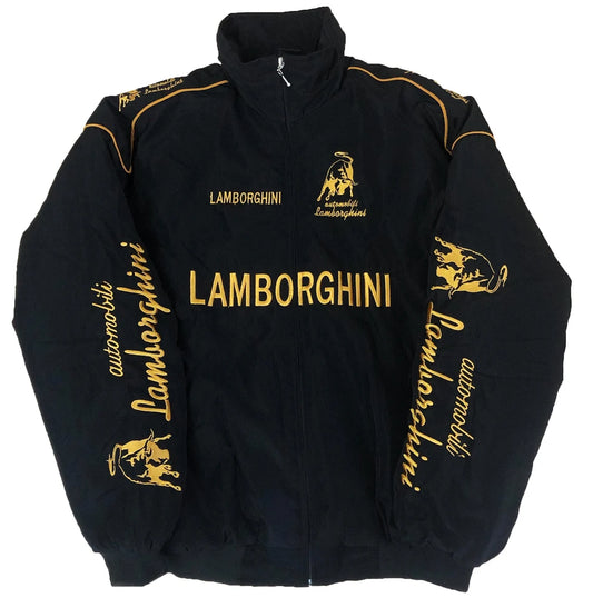Retro Jacket Racing LAMBORGHINI Vintage Black